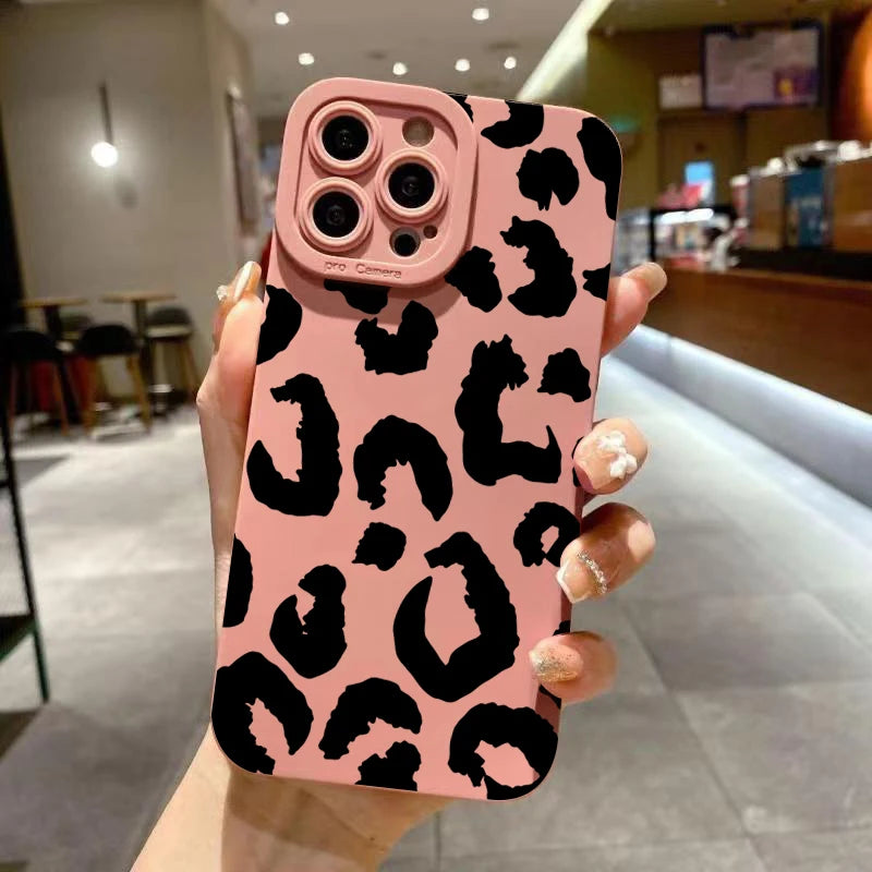 Custom Leopard Print iPhone Case