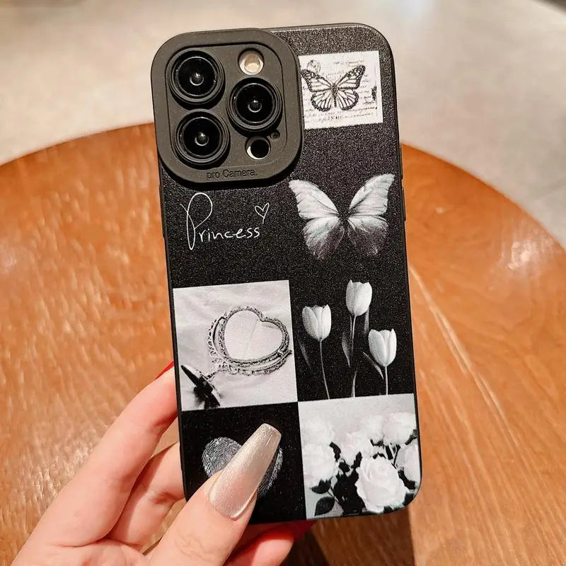 Custom Butterfly Pattern iPhone Case
