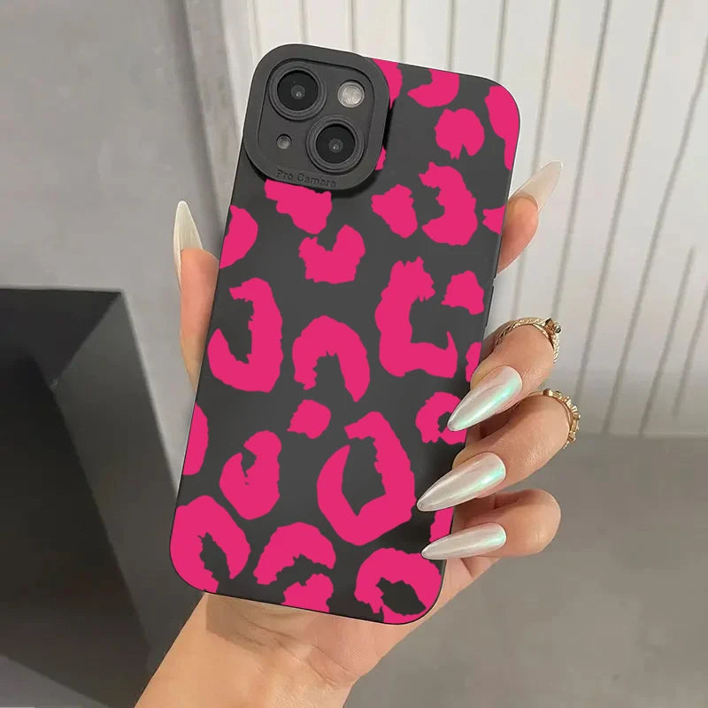 Custom Leopard Print iPhone Case