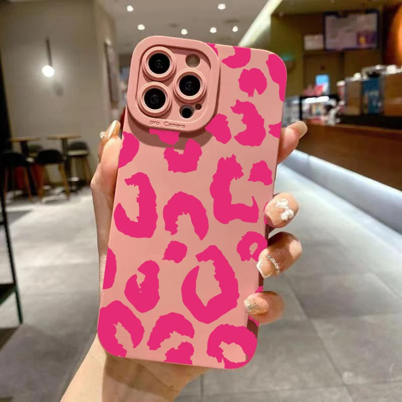 Custom Leopard Print iPhone Case