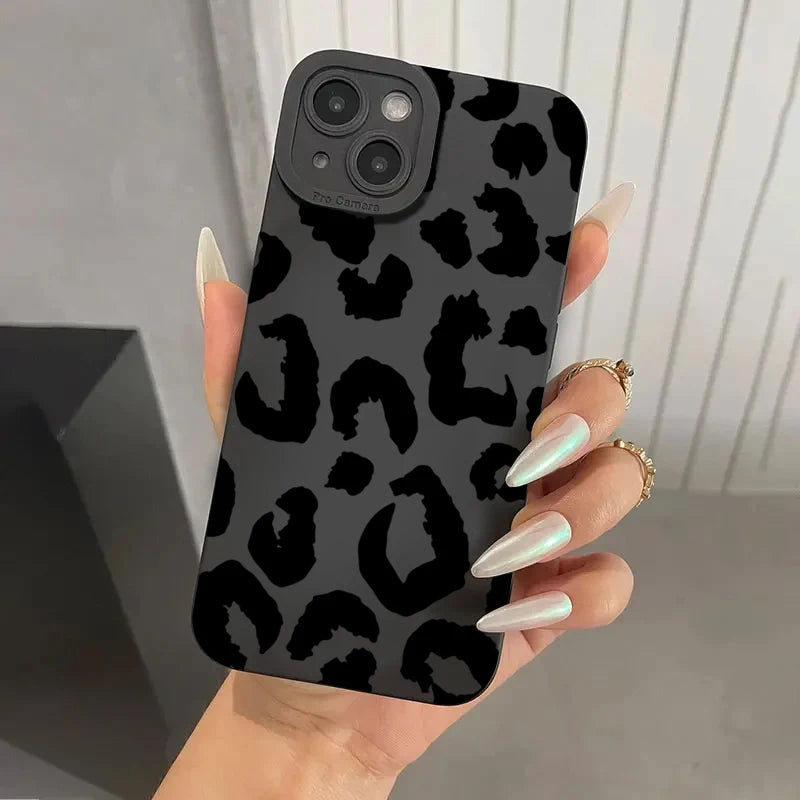 Custom Leopard Print iPhone Case
