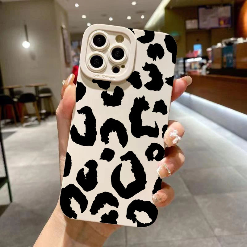 Custom Leopard Print iPhone Case